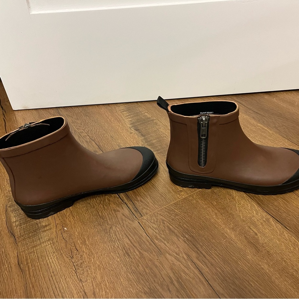 Madewell Brown and Black Winter Boots - Picture 5 of 10